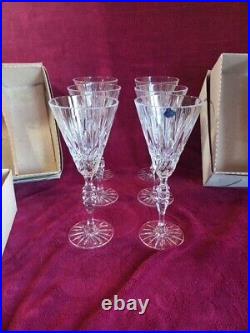 Waterford Crystal Fluted Wine Glasses 9 1/2 Set Of 6