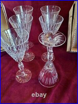 Waterford Crystal Fluted Wine Glasses 9 1/2 Set Of 6