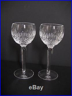 Waterford Crystal Glass Colleen Short Hock Wine Glasses 7 3/8 / Set of 2