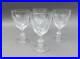 Waterford Crystal Great Room Chamomile Etched Floral Glasses Goblets Set Of 4