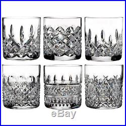 Waterford Crystal HERITAGE Set of SIX 6 Straight Sided Tumblers Glasses New