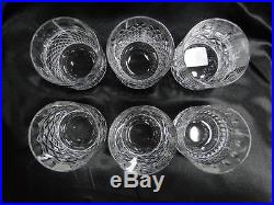 Waterford Crystal, Heritage Set of 6 Whiskey Tumblers with Orig Box, 3 1/8, NEW