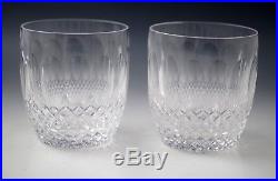 Waterford Crystal Ireland Colleen Short Stem Set Of 2 Old Fashioned 3.1/2