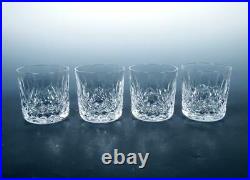 Waterford Crystal Ireland SET (4) Lismore 3 3/8 9 oz Old Fashioned Tumblers EXC
