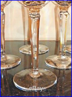 Waterford Crystal Kerry Vintage Set Of 6 Wine Hock Glasses