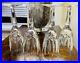 Waterford Crystal Kildare Champagne Set of 4 glasses, rarely used, withwater mark