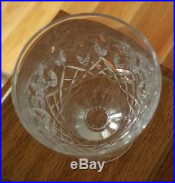 Waterford Crystal LISMORE 4 Footed Juice Glasses Set of 8