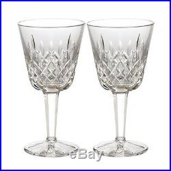 Waterford Crystal LISMORE Claret Wine Glasses Set of FOUR (4) 154038 Brand New
