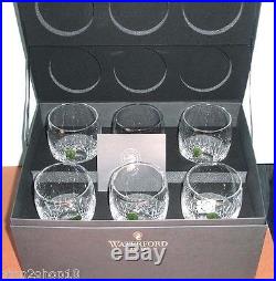 Waterford Crystal LISMORE ESSENCE DOF Double Old Fashioned SET OF 6 #156435 New