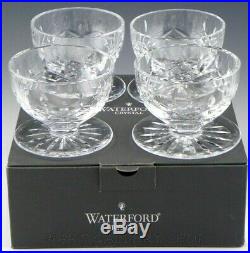 Waterford Crystal LISMORE FOOTED GRAPEFRUIT BOWL DESSERT DISH CUP Set 4 Unused