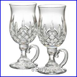 Waterford Crystal LISMORE Irish Coffee Mugs Glasses Set / 2 NEW / BOX