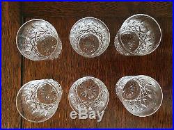 Waterford Crystal LISMORE TUMBLERS Set of 6 with Original Box