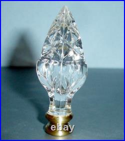Waterford Crystal Lamp Finial Set 40032254 Acorn And Seahorse Nib
