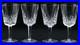 Waterford Crystal Lismore 6 7/8 Water Goblet Stems Set of 4 (B)