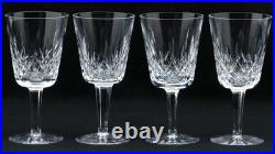 Waterford Crystal Lismore 6 7/8 Water Goblet Stems Set of 4 (B)