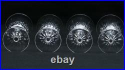 Waterford Crystal Lismore 6 7/8 Water Goblet Stems Set of 4 (B)