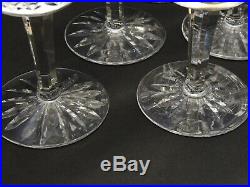 Waterford Crystal Lismore 6 7/8 Water Goblets Set of 9 Signed Glass Wine