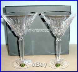 Waterford Crystal Lismore Cocktail Martini Glasses Set of 2 #156474 New In Box