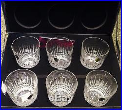 Waterford Crystal Lismore Diamond DOF Glasses (Set of 6) NEW 40003652 Double