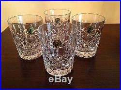 Waterford Crystal Lismore Double Old Fashioned Set Of 4