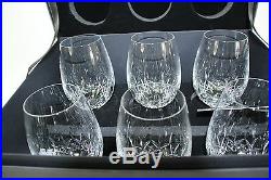 Waterford Crystal Lismore Essence Goblet Glasses Deluxe Gift Box 155950 Set of 6