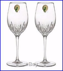 Waterford Crystal Lismore Essence White Wine SET OF 2 GLASSES