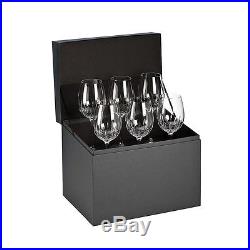 Waterford Crystal Lismore Essence Wine Goblets, Deluxe Gift Box Set of 6 #155950