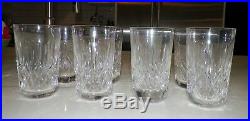 Waterford Crystal Lismore High Ball Glasses Set Of Eight (8)