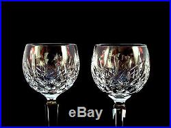 Waterford Crystal Lismore Hock Wine Glasses Set of 4 Mint