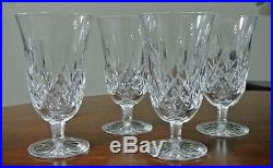 Waterford Crystal Lismore Iced Tea Beverage Glasses Set Of 4