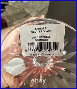 Waterford Crystal Lismore Iced Tea Stemmed Glass Mint Set of 4 with Original Box Waterford Crystal Lismore Iced Tea Stemmed Glass Mint Set of 4 with Original Box