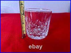 Waterford Crystal Lismore Old Fashioned Whiskey Glass Tumbler 3 3/8 Set Of 7