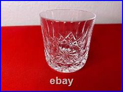 Waterford Crystal Lismore Old Fashioned Whiskey Glass Tumbler 3 3/8 Set Of 7