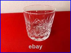 Waterford Crystal Lismore Old Fashioned Whiskey Glass Tumbler 3 3/8 Set Of 7