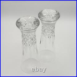 Waterford Crystal Lismore Pilsner Beer Glass Barware 2Pc Set