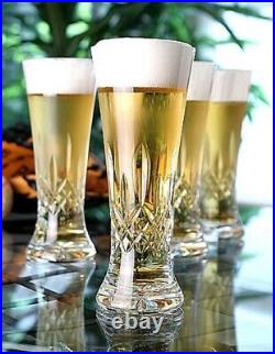 Waterford Crystal Lismore Pilsner Set Of 4 #142249 Made In Ireland New