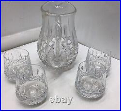 Waterford Crystal Lismore Pitcher & Cup Set