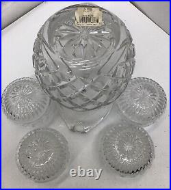 Waterford Crystal Lismore Pitcher & Cup Set