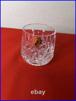 Waterford Crystal Lismore Roly Poly Glasses Tumblers Box Stickers New Set Of 4