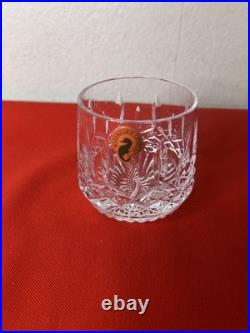 Waterford Crystal Lismore Roly Poly Glasses Tumblers Box Stickers New Set Of 4