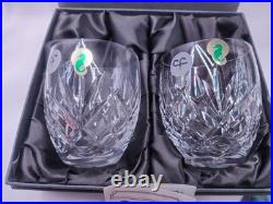Waterford Crystal Lismore Rounded Tumblers Set of 2 New in Box