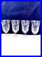 Waterford Crystal Lismore Set 4 Iced Tea Glass 1977 Att Pebble Beach Proam Xlnt