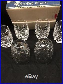 Waterford Crystal Lismore Shot Glass Set Of Six With Original Box Unused