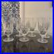 Waterford Crystal Lismore Stemmed Footed Iced Tea Beverage Set 6 Used Once MINT