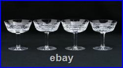 Waterford Crystal Lismore Tall Sherbets Champagne Glasses Set of 4 (A)