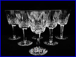 Waterford Crystal Lismore Water Goblets Set Of 6
