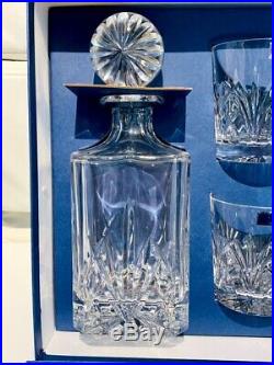 Waterford Crystal Marquis Brookside Gift Set in Box, Decanter with Two Glasses