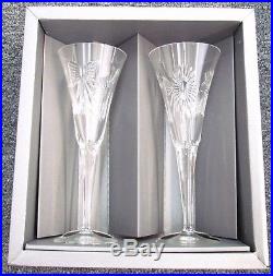 Waterford Crystal Millennium Collection 5 Set Toasting Flutes & Champagne Bucket