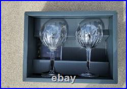 Waterford Crystal Millennium Collection Toasting Love Goblets Set Of 2 NIB