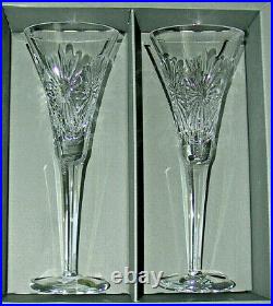 Waterford Crystal Millennium Toasting Flutes Complete Set Of 12 New